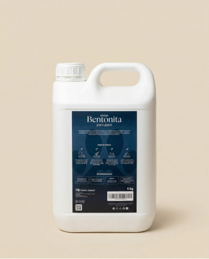 Garrafa 5KG Arena bentonita 2